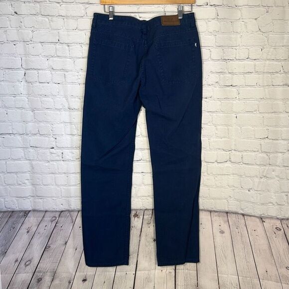 Mens Vineyard Vines 5 Pocket Blue Canvas Pant W32 L32 1P0053 - Picture 8 of 11